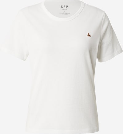 GAP T-Shirt 'BRANNAN' in XS in hellbraun / weiß, Produktansicht