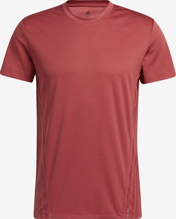 Coupe regular T-Shirt fonctionnel ADIDAS SPORTSWEAR en rouge : devant