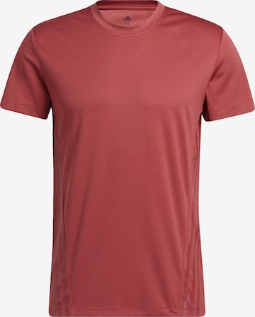 T-Shirt fonctionnel ADIDAS SPORTSWEAR en rouge : devant