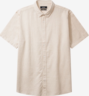 Clean Cut Copenhagen Overhemd 'Luca' in Beige: voorkant