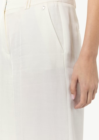 Wide Leg Pantalon COMMA en blanc