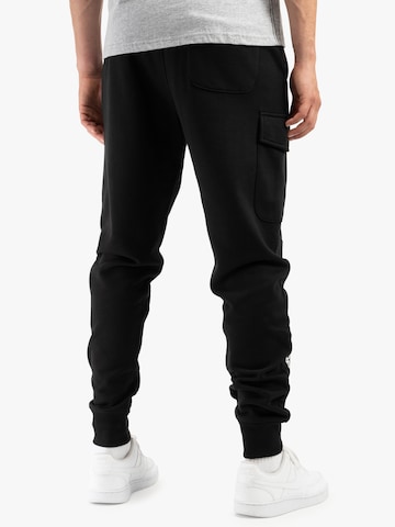 LONSDALE Tapered Sporthose in Schwarz