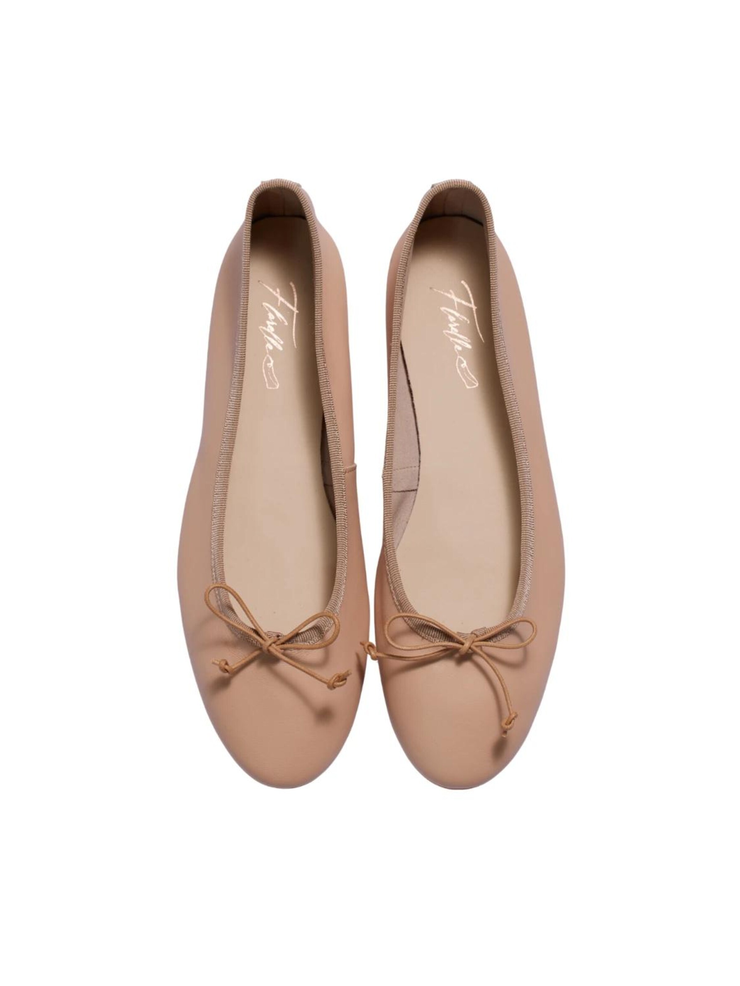 Flarelle Ballerina 'Folletta nappa' värissä beige