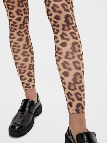 Skinny Leggings 'Alva' de la PIECES pe bej