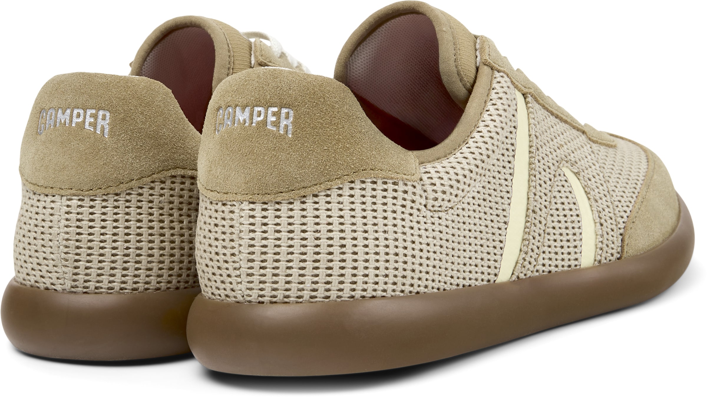 CAMPER Platform trainers ' Pelotas Soller ' in Brown