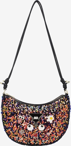 MYMO - Bolso de hombro 'Pop Eyetheme' en negro: frente