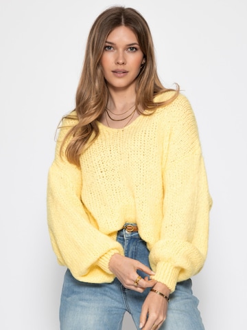 SASSYCLASSY Oversizepullover in Gelb