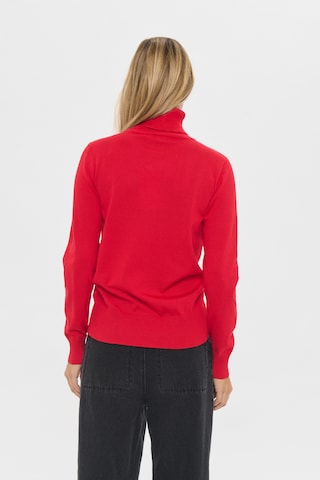 SAINT TROPEZ Sweater 'Mila' in Red