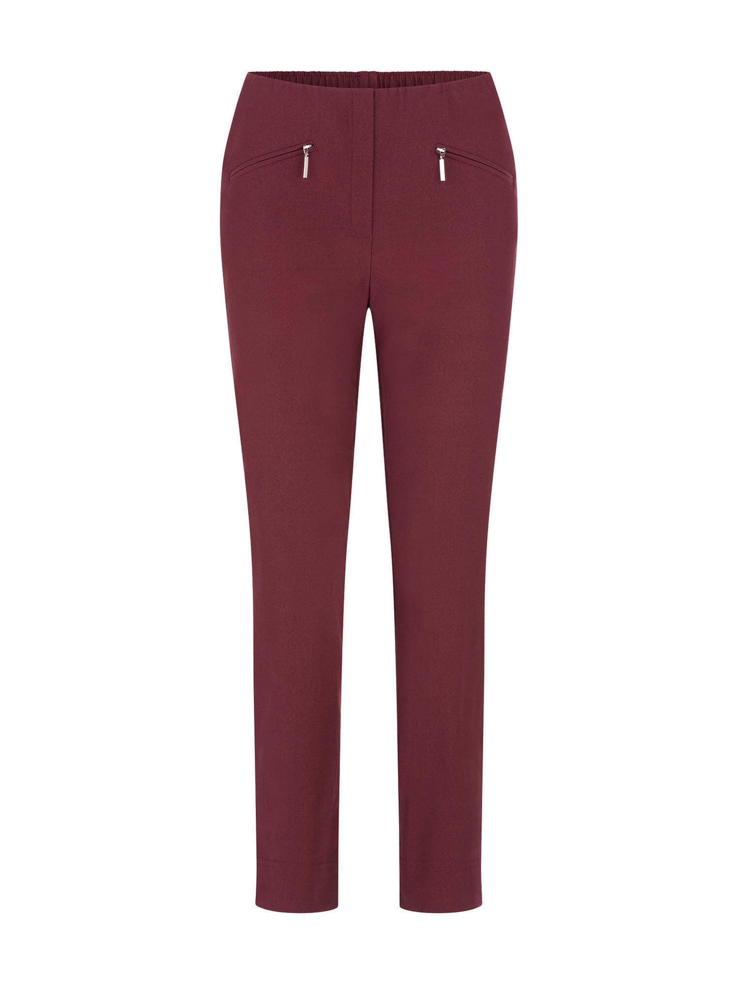 Goldner Slim fit Pants 'Louisa' in Purple: front