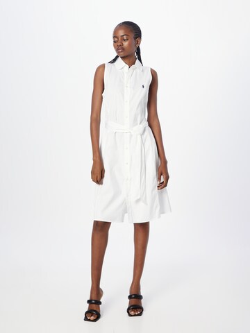 Polo Ralph Lauren - Vestido camisero 'BLAR' en blanco: frente