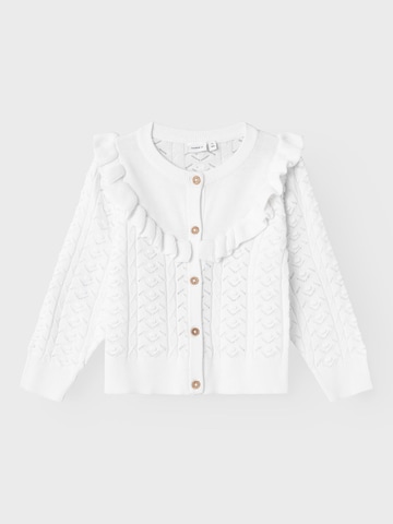 NAME IT Knit Cardigan in White