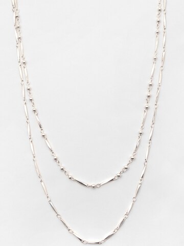 Pull&Bear Halsband i silver