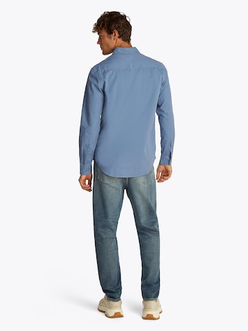 Tommy Jeans Regular Fit Hemd in Blau: Rückseite