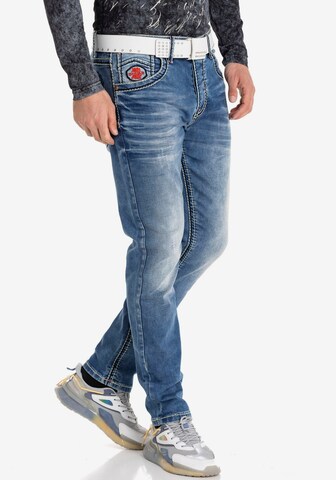 CIPO & BAXX Slim fit Jeans in Blue: front