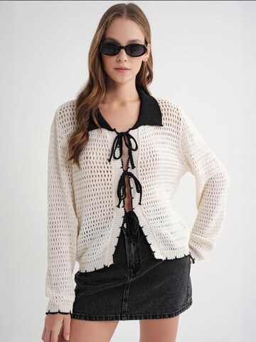 MixRay Gebreid vest in Beige