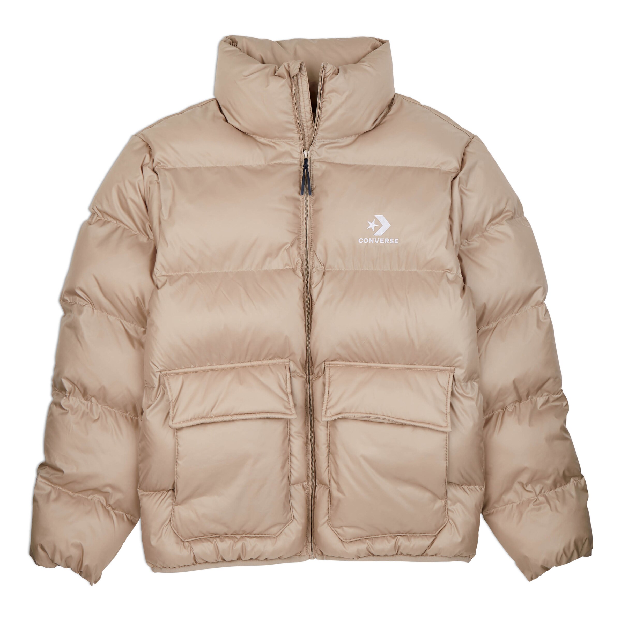 CONVERSE Winter Jacket in Beige: front