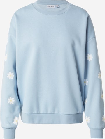 PIECES Collegepaita 'PCKALINKA' värissä sininen: etupuoli
