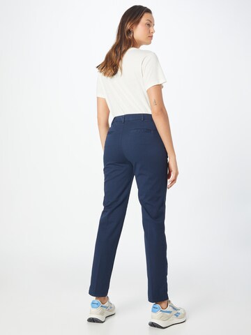 UNITED COLORS OF BENETTON Regular Pleated Pants in Blue