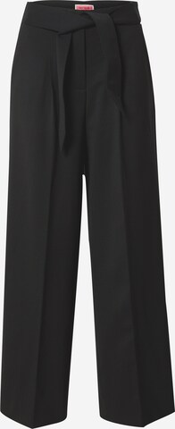 Kate Spade Zvonové kalhoty Kalhoty se sklady v pase – černá: přední strana