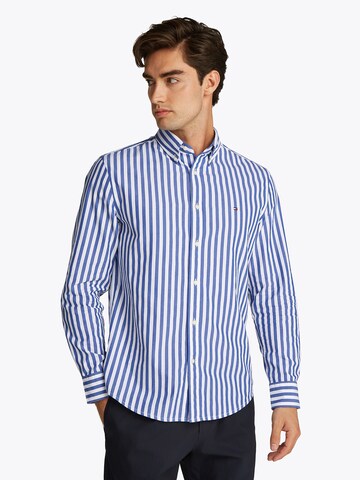 TOMMY HILFIGER Regular fit Skjorta 'Flex' i blå: framsida