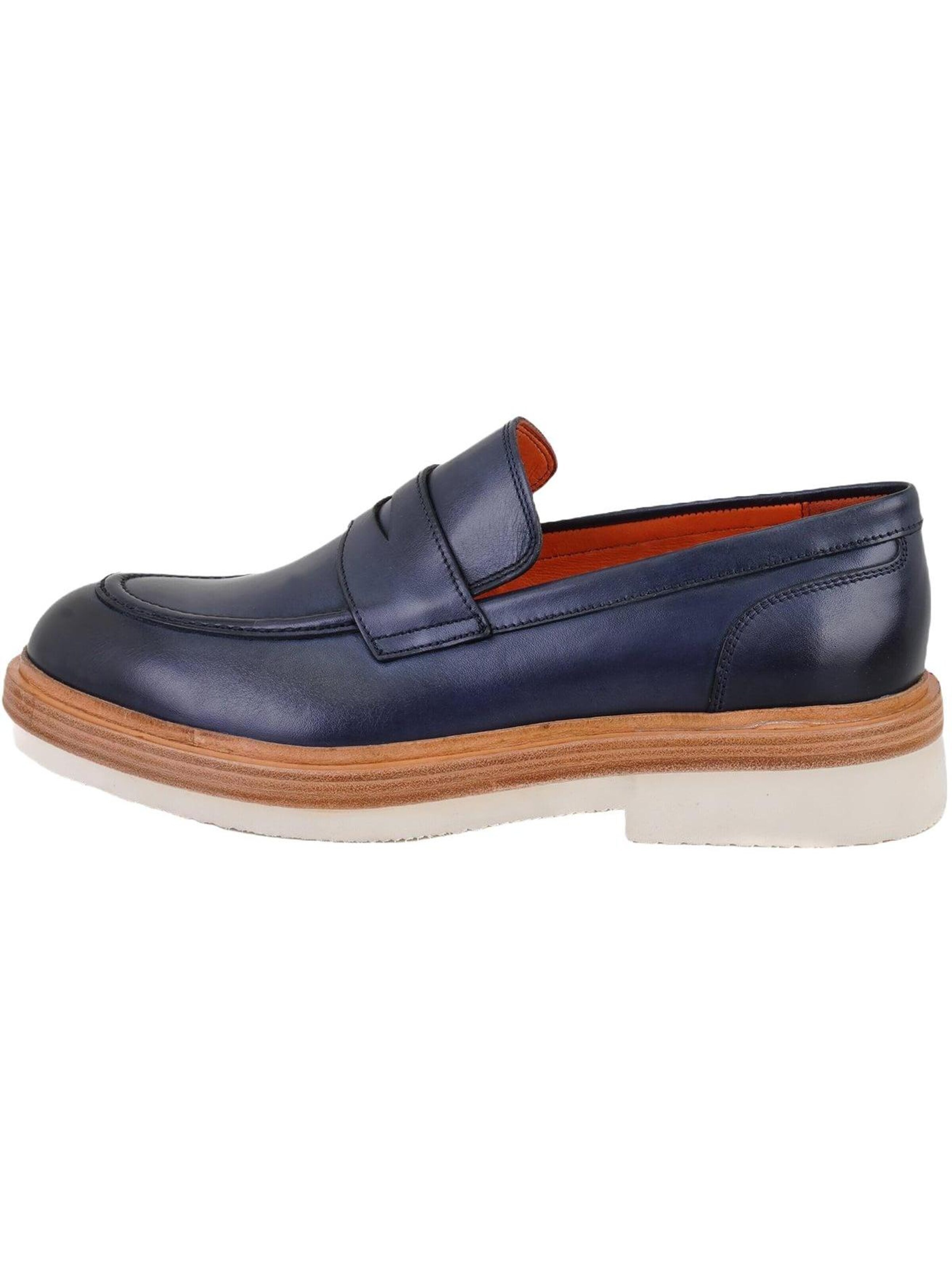 Desa Mocassins 'Slip-Ons' in Blauw