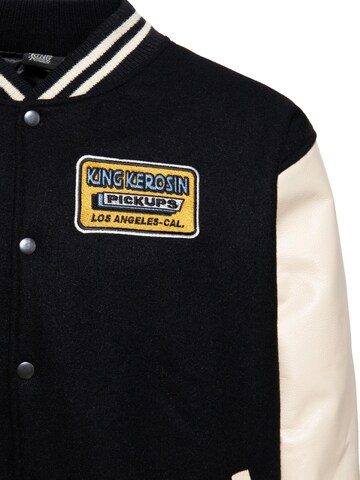 King Kerosin Between-Season Jacket 'Pickup' in Black