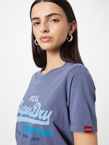 T-shirt Superdry en bleu