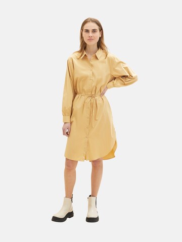 TOM TAILOR DENIM Shirt dress in Yellow