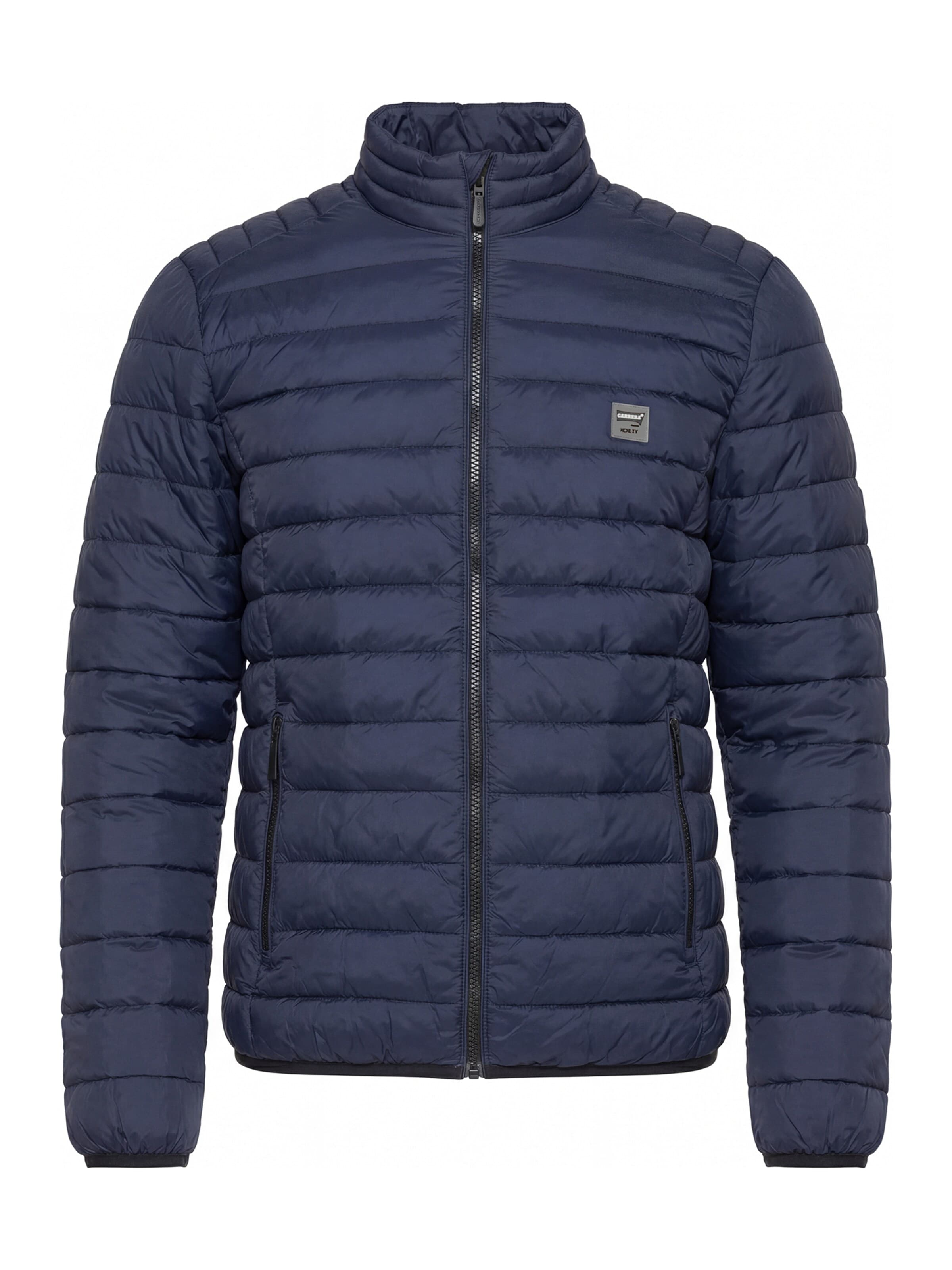 Carrera Jeans Outdoorjacke 'Upright-Collar'‌‌‌‌‌‌‌ in Blau: Vorderseite