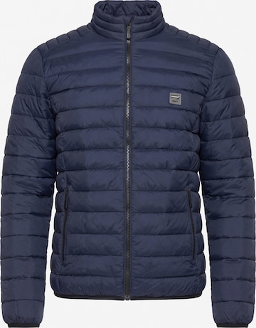 Carrera Jeans Outdoorjacke 'Upright-Collar' in Blau: Vorderseite
