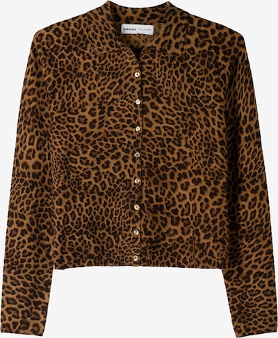 Bershka Collegetakki värissä ruskea / pueblo, Tuotenäkymä