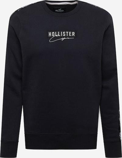 HOLLISTER Sweatshirt in Black / White, Item view