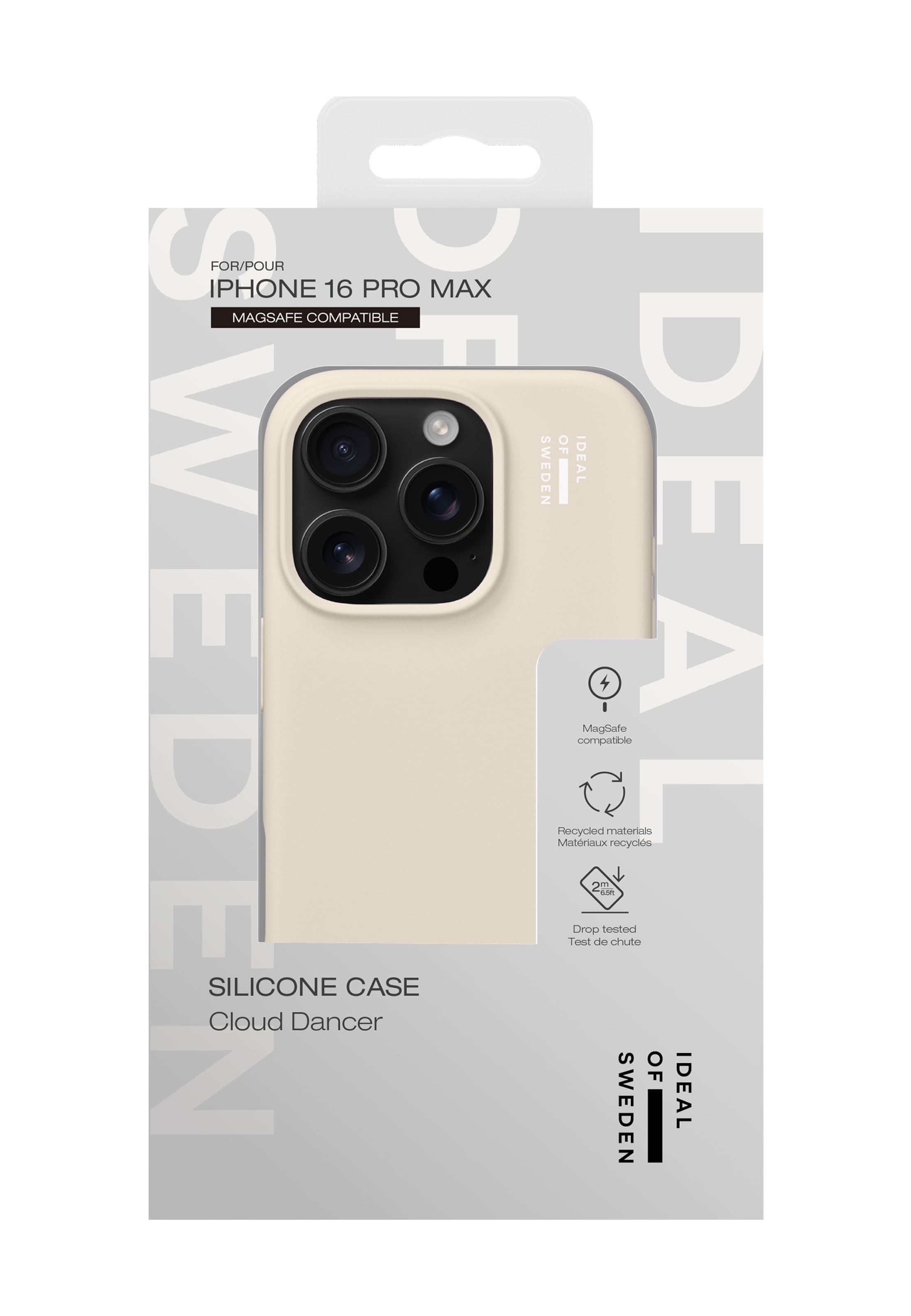 iDeal of Sweden - Funda para smartphone 'iPhone 16 Pro Max' en blanco