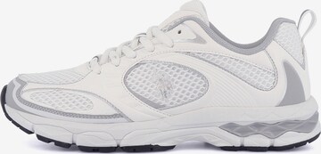 Baskets basses 'Swift' US POLO ASSN. en blanc : devant