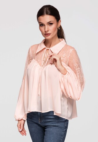 Ombre Blouse 'OW-TS-E0026' in Pink