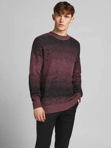 JACK & JONES Sweater in Purple: front