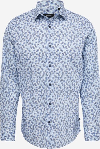 Coupe regular Chemise 'Trostol' Matinique en bleu : devant