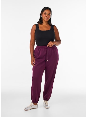 Zizzi Regular Hose 'Flamela' in Lila