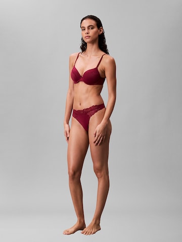 Calvin Klein T-shirt Bra in Red