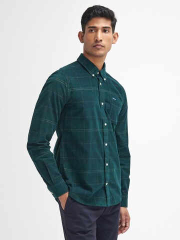 Barbour Regularny krój Koszula 'Blair' w kolorze zielony: przód