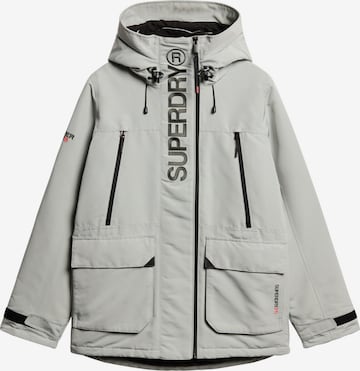 Superdry Winter Jacket in White: front