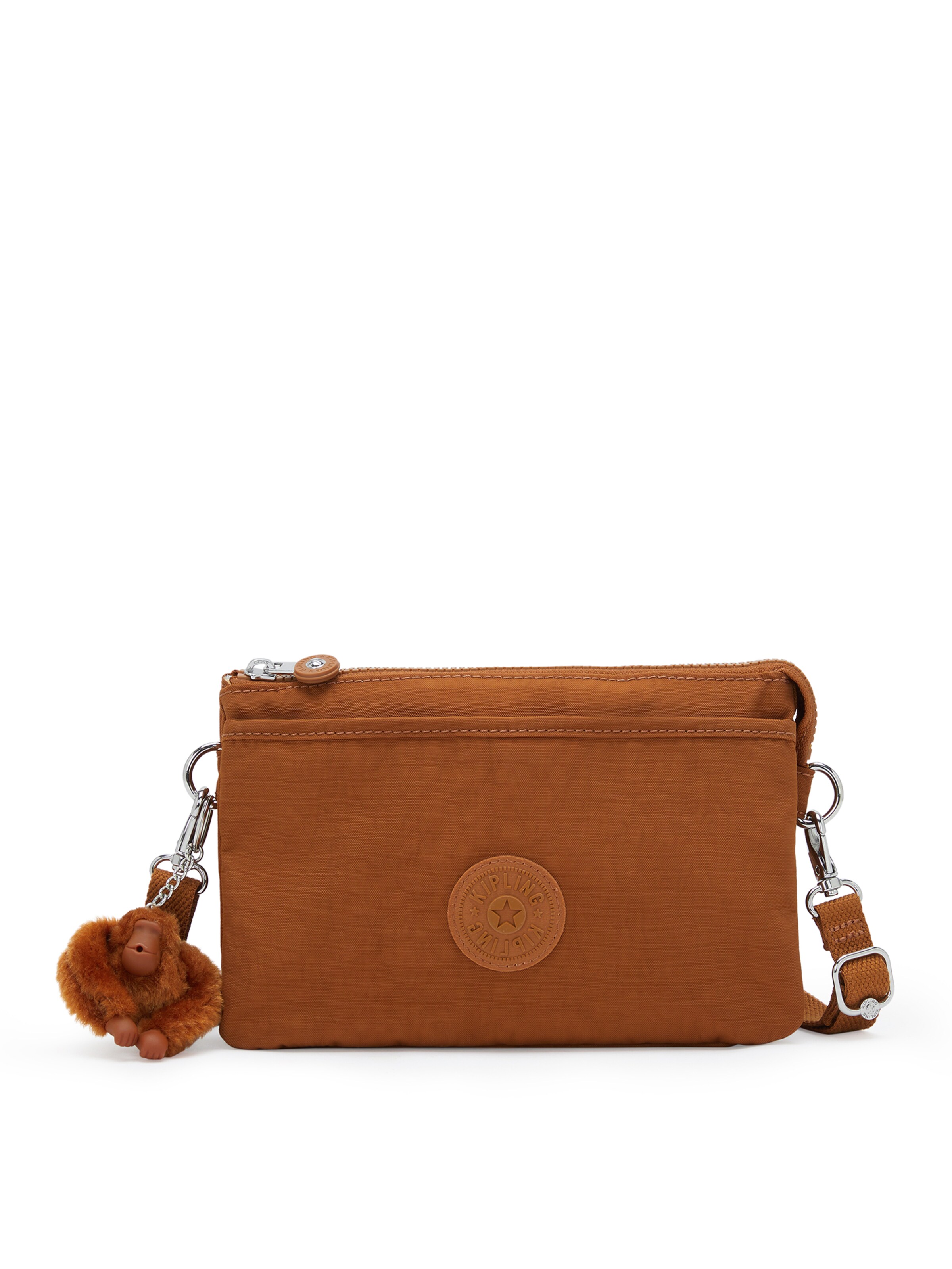 KIPLING Τσάντα ώμου 'Riri' σε καφέ: μπροστά