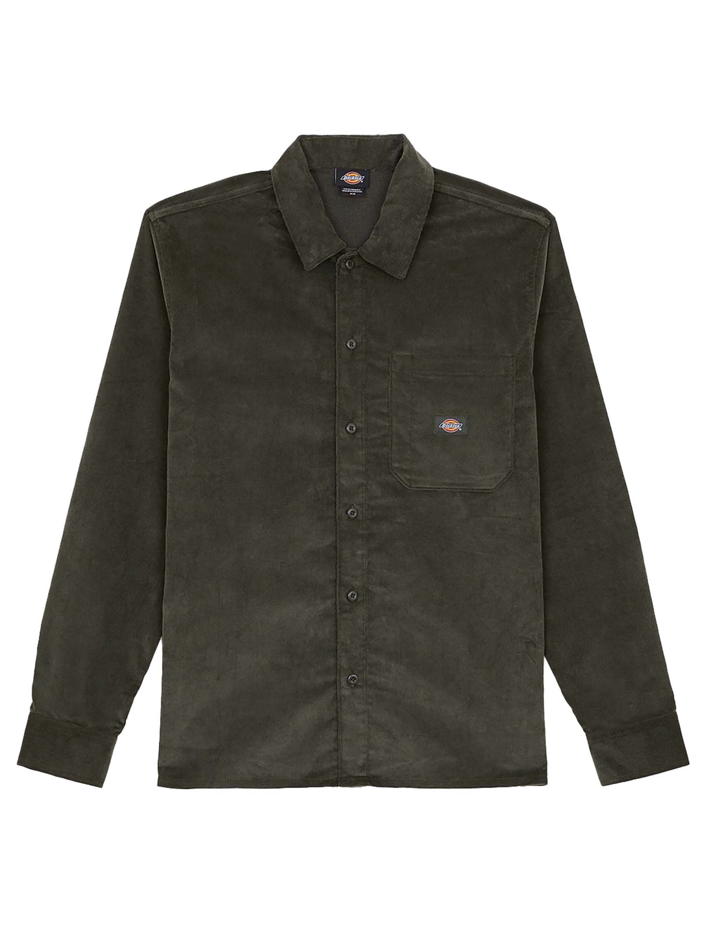 DICKIES Regular fit Button Up Shirt in Green: front