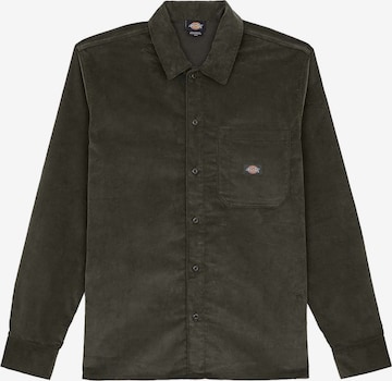 DICKIES Regular Fit Hemd in Grün: Vorderseite