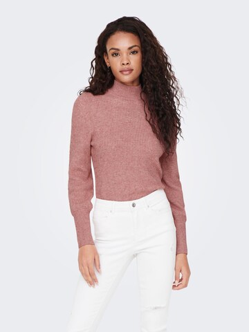 Pull-over 'LESLY' ONLY en rose : devant