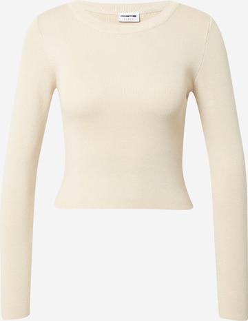 Pull-over 'JAZ' Noisy may en beige : devant