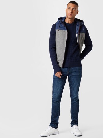 Casual Friday Sweater 'KARLO' in Blue