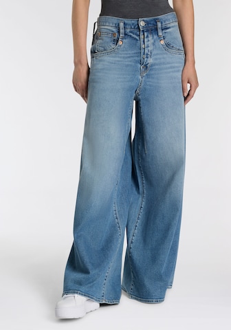 Herrlicher Wide leg Jeans in Blue: front