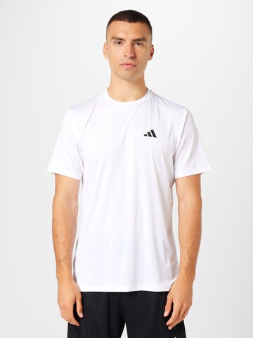 T-Shirt fonctionnel 'Essentials' ADIDAS PERFORMANCE en blanc : devant