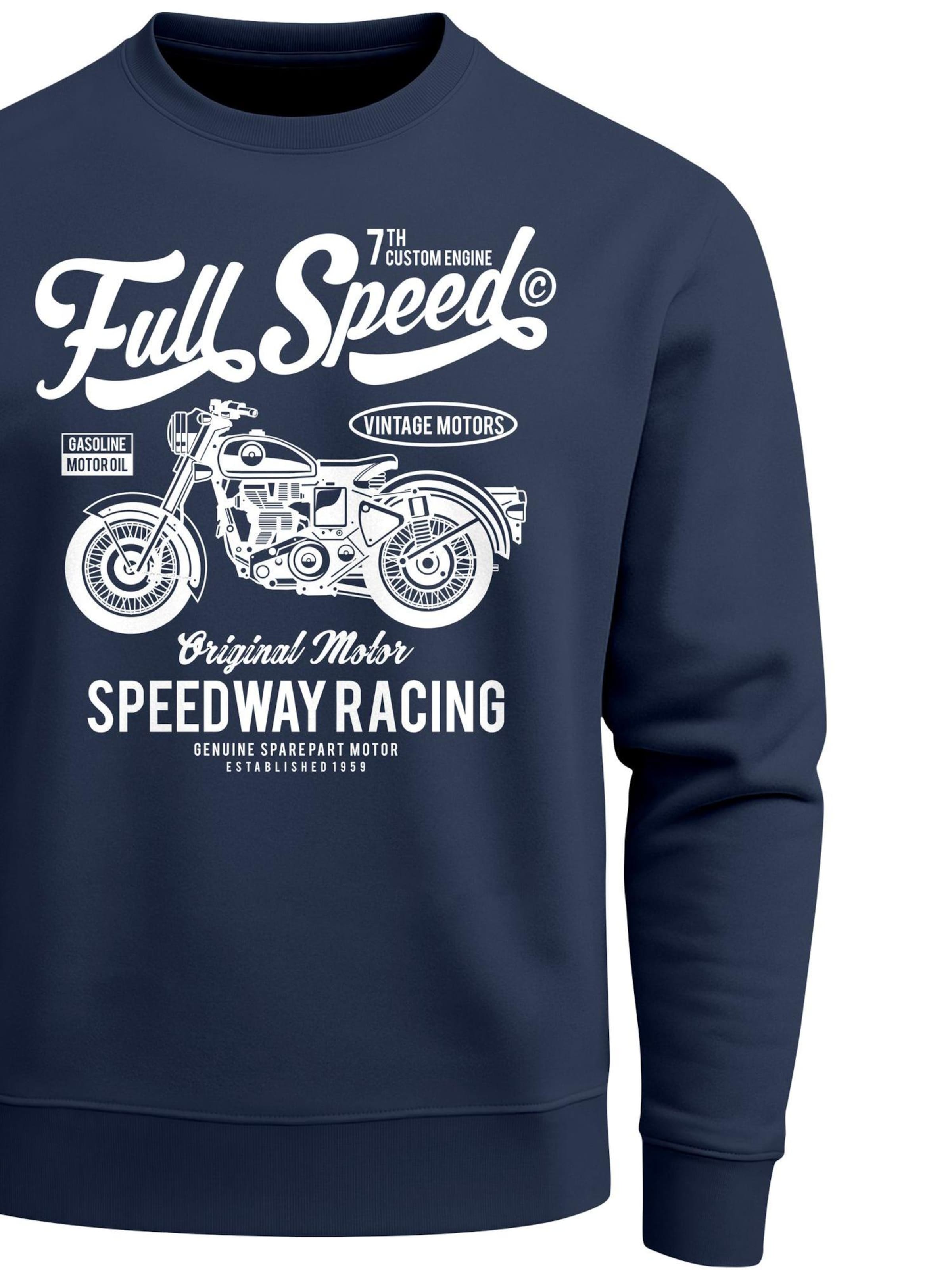 Neverless Sweatshirt 'Full Speed'‌‌‌‌‌‌‌ in Blau